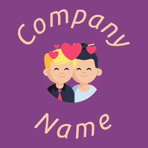 Newlyweds logo on a Eminence background - Dating