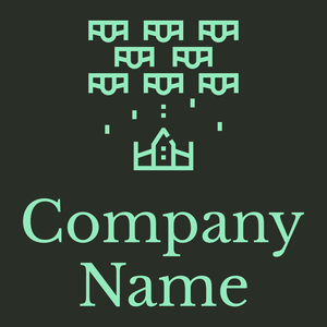 Spaceship logo on a Black Forest background - Kinder & Kinderbetreuung
