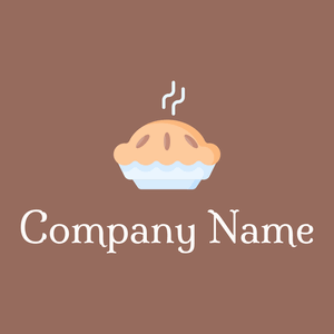 Apple pie on a Dark Chestnut background - Alimentos & Bebidas