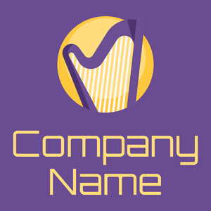 Harp logo on a Gigas background - Divertissement & Arts