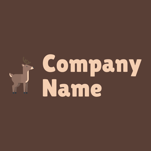 Deer on a Brown Derby background - Animales & Animales de compañía
