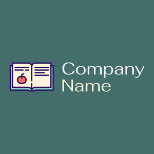 Recipe logo on a Dark Green Copper background - Comida & Bebida