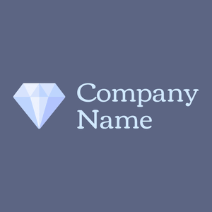 Diamond logo on a Waikawa Grey background - Moda & Beleza