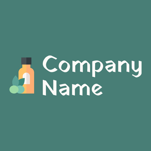 Olive Oil logo on a Dark Green Copper background - Agricultura