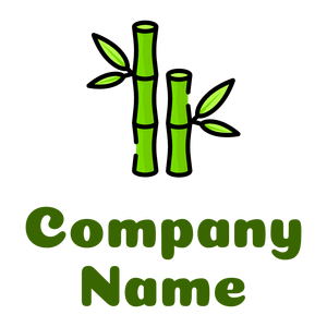 Bamboo Leaf logo on a White background - Medio ambiente & Ecología