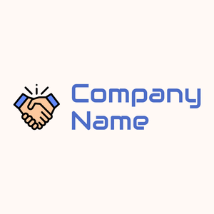 Handshake logo on a pale background - Zakelijk & Consulting