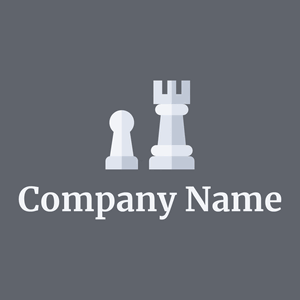 Hawkes Blue Chess on a Shuttle Grey background - Arte & Intrattenimento