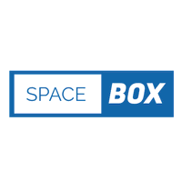 Logo de Space Box - Tecnología Logotipo