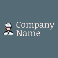 Captain logo on a grey background - Travel & Hotel