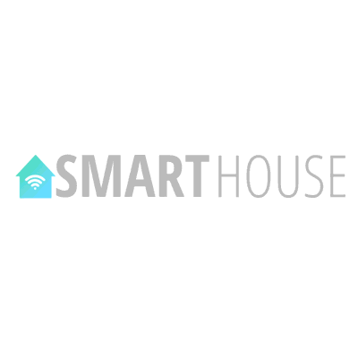 WiFi verbunden blaues Home-Logo - Technologie