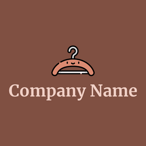 Hanger logo on a Ironstone background - Moda & Belleza