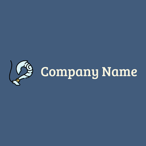 Manaiakalani hook logo on a Chambray background - Games & Recreation