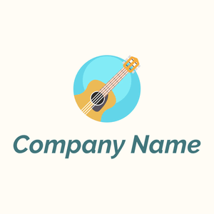 Guitar instrument on a Floral White background - Arte & Entretenimiento