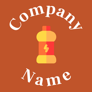 Energy drink logo on a Christine background - Comida & Bebida