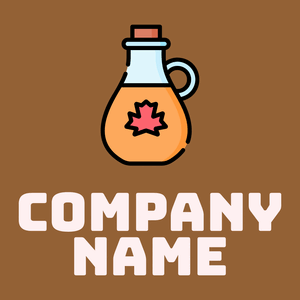 Maple syrup logo on a McKenzie background - Essen & Trinken