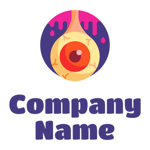 Eyeball logo on a White background