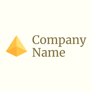 Pyramid logo on a Ivory background - Abstracto