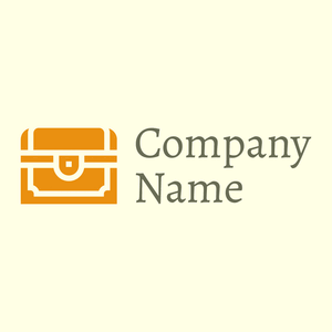 Treasure chest logo on a Light Yellow background - Abstrakt