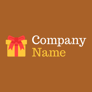 Giftbox on a Rich Gold background - Abstrakt