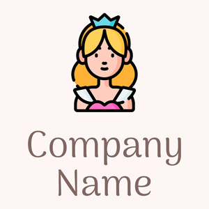 Princess logo on a Snow background - Abstract