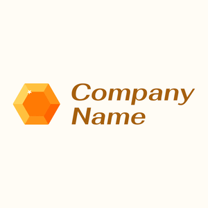 Gem logo on a Floral White background - Moda & Beleza