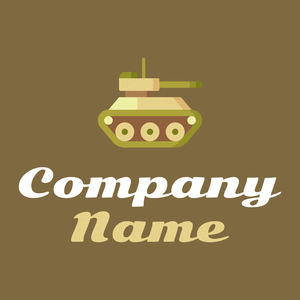 Tank on a Yellow Metal background - Jeux & Loisirs