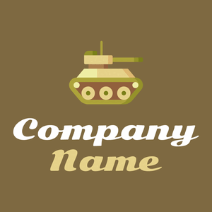 Tank on a Yellow Metal background - Spelletjes & Recreatie