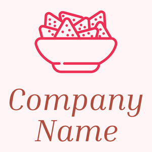 Nachos logo on a Lavender Blush background - Food & Drink