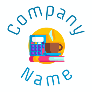 Business caculator logo on a White background - Empresa & Consultantes