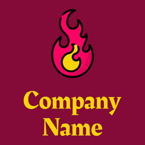 Fire on a Jazzberry Jam background - Sicherheit