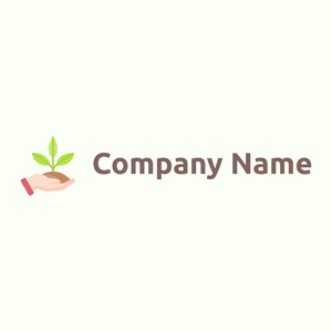 Planting on a Ivory background - Landwirtschaft