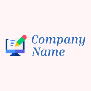 Writing logo on a Snow background - Negócios & Consultoria