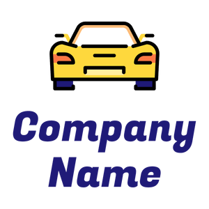 Sport car logo on a White background - Moda & Beleza