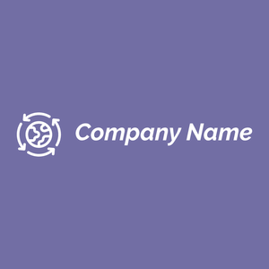 Circular economy logo on a Scampi background - Negócios & Consultoria
