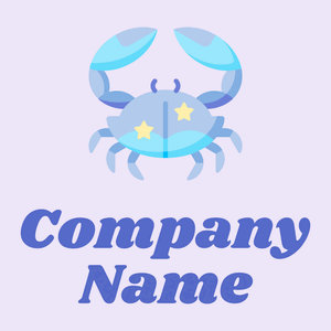 Cancer logo on a Lavender background - Abstracto