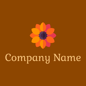 Gerbera logo on a Olive background - Agricultura