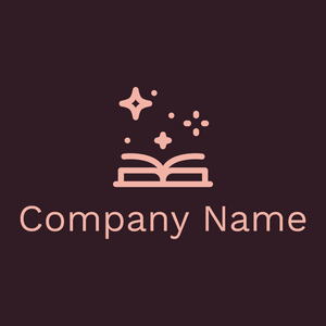 Spell book logo on a Temptress background - Abstracto