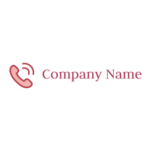Telephone logo on a White background - Abstracto