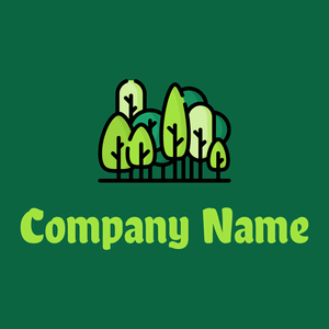 Forest on a Jewel background - Domaine de l'agriculture