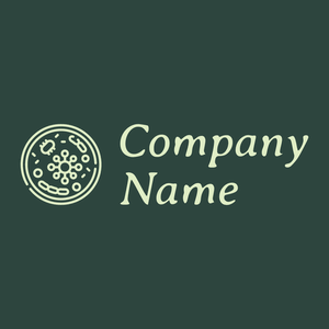 Microbiology logo on a Gable Green background - Medisch & Farmaceutisch