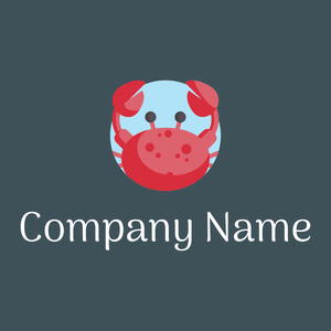 Crustacean logo on a Casal background - Animaux & Animaux de compagnie