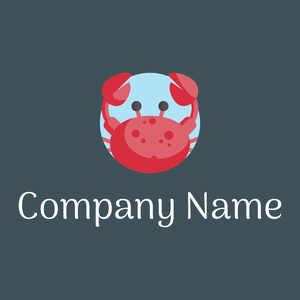 Crustacean logo on a Casal background - Animais e Pets