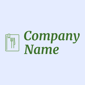 Cookbook logo on a Alice Blue background - Eten & Drinken