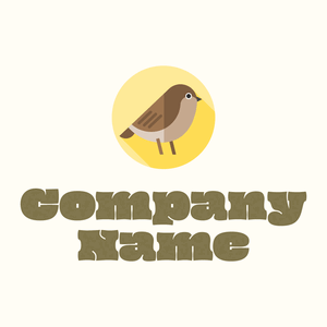 Sparrow logo on a Floral White background - Animales & Animales de compañía