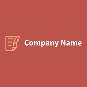 Notary logo on a Chestnut background - Empresa & Consultantes