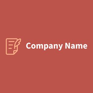 Notary logo on a Chestnut background - Entreprise & Consultant