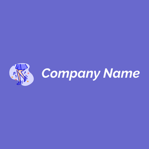 Dancing feet logo on a Blue background - Entretenimento & Artes