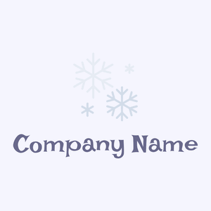 Snowflake logo on a Ghost White background - Abstract