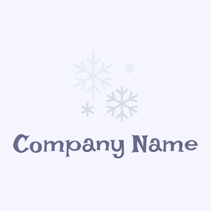 Snowflake logo on a Ghost White background - Abstrait