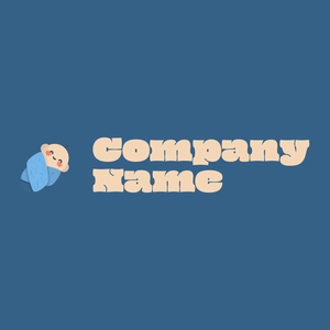Baby logo on a Matisse background - Niños & Guardería